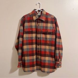 LL Bean Men's Chamois Shirt, Traditional Fit, Plaid